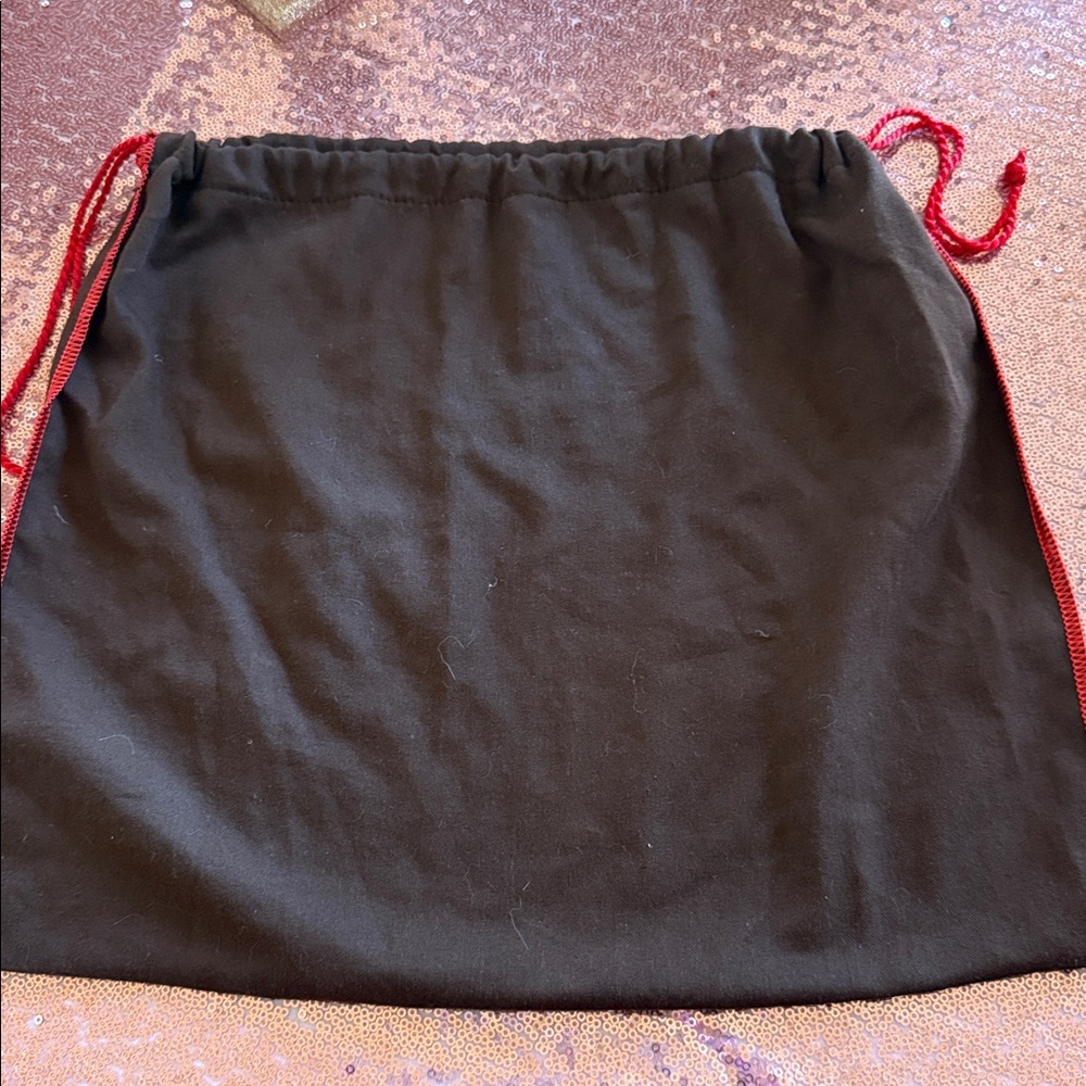 Coach Brown Dust Bag Draw String Euc - image 4